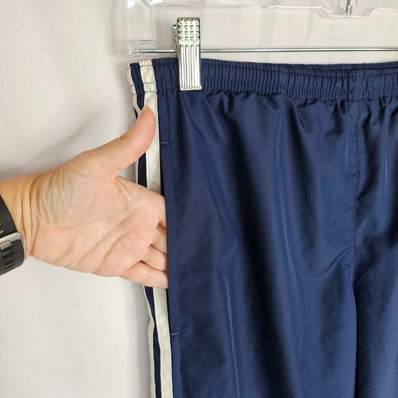 Adidas Navy Blue Athletic Pants with Zippered Ankle, Size Small - Picture 8 of 13